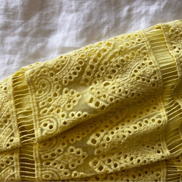 Thurley Yellow Lace Dress - Picture 12 of 13